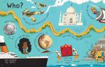Lift-the-flap Questions and Answers about Long Ago spread