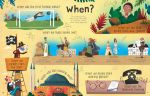 Lift-the-flap Questions and Answers about Long Ago spread