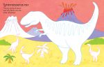 First Colouring Book Dinosaurs spread