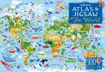 Usborne Atlas and Jigsaw The World book cover