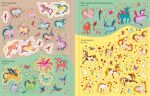 Unicorns Sticker Book spread