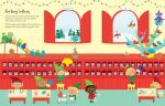 Santa's Elves Sticker Book spread