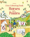 First Colouring Book Horses and Ponies book cover