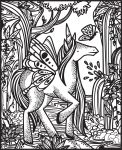 Unicorns Magic Painting Book spread