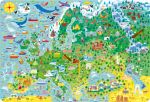 Usborne Atlas and Jigsaw Europe spread