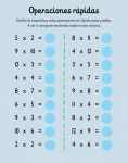 Me divierto con las tablas de multiplicar página interior