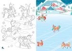 Transfer Activity Book Unicorns spread