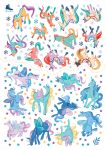 Transfer Activity Book Unicorns spread