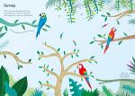 Little First Stickers Zoo spread