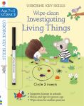 Wipe-Clean Investigating Living Things 7-8 book cover