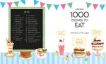 1000 Things to Eat spread