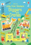 Little First Stickers Diggers and Cranes book cover