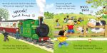 Poppy and Sam's Noisy Train Book spread