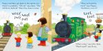 Poppy and Sam's Noisy Train Book spread