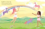 Sticker Dolly Dressing Unicorns spread