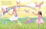Sticker Dolly Dressing Unicorns spread