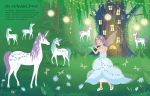 Sticker Dolly Dressing Unicorns spread