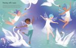 Sticker Dolly Dressing Ballet Fairies spread