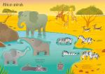 Little First Stickers Animals spread