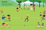 First Sticker Book Sports Day spread