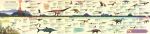 Fold-Out Dinosaur Timeline spread