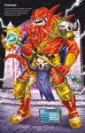 Build Your Own Space Warriors Sticker Book spread