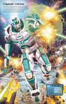 Build Your Own Space Warriors Sticker Book spread