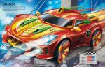 Build Your Own Supercars Sticker Book spread