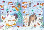 Usborne Book and Jigsaw In the Forest spread