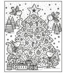 Enchanted Christmas Magic Painting Book spread