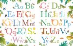 Illustrated Alphabet spread