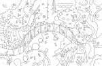 Unicornios - Libro para colorear página interior