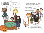 Monsters at Halloween spread