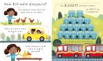 Very First Questions and Answers Are Dinosaurs Real? spread