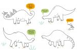 Doodling Dinosaurs spread