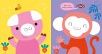 Little Children's Animals Colouring Book spread