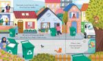 Peep Inside How a Recycling Truck Works spread