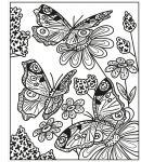 Butterflies Magic Painting Book spread