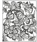 Butterflies Magic Painting Book spread
