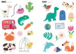 Little First Stickers ABC spread
