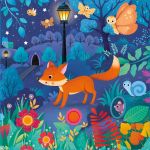 Usborne Book and 3 Jigsaws: Night time spread