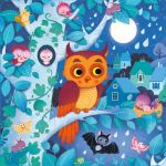 Usborne Book and 3 Jigsaws: Night time spread