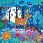 Usborne Book and 3 Jigsaws: Woodland spread