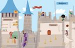 Castle Sticker Book spread