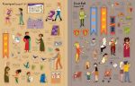 Castle Sticker Book spread