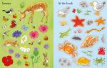 Poppy and Sam's Nature Sticker Book spread