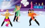 Sticker Dolly Dressing Ice Skaters spread