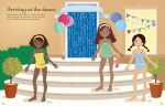Sticker Dolly Dressing School Dance spread