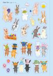 Little First Stickers Bunnies spread