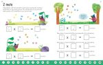 Usborne Workbooks Times tables 5-6 spread